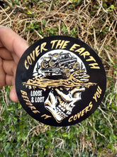 Load image into Gallery viewer, Cover the earth gold sticker