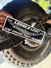 Load image into Gallery viewer, BIG Leaf springs party harder sticker