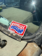Load image into Gallery viewer, Legalize Freedom- sticker