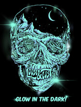 Load image into Gallery viewer, Glow skull shirt - Black