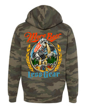 Load image into Gallery viewer, More beer midweight hoodie - Zipper Camo