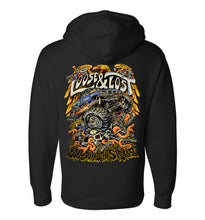 Load image into Gallery viewer, Survival of the sickest hoodie - Black