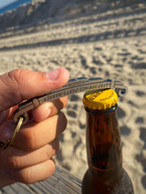 Load image into Gallery viewer, (Rusty) Leaf springs party harder bottle opener/keychain