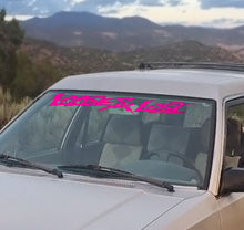 Load image into Gallery viewer, Lightning logo windsheild banner sticker