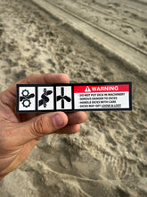 Load image into Gallery viewer, Dick danger warning sticker