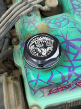 Load image into Gallery viewer, Tire Dude Oil Cap (Fits all Toyotas with screw on style cap)
