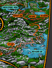 Load image into Gallery viewer, PRE-ORDER!!! Rubicon map shirt - Flat fender GREEN
