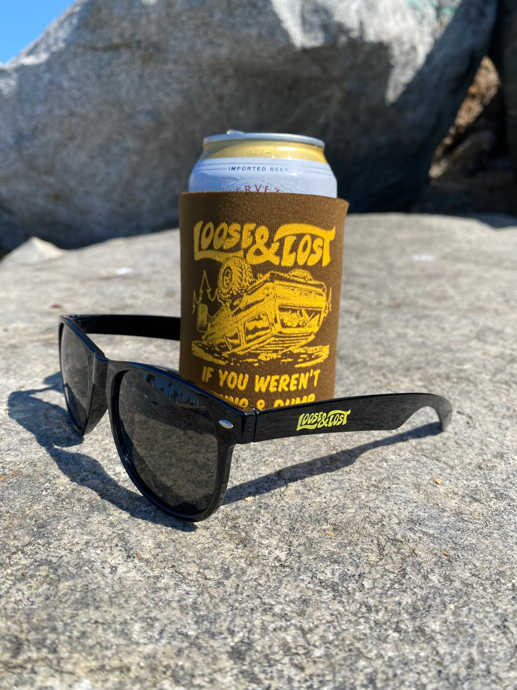 Born to lose sunglasses & coozie