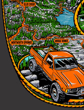 Load image into Gallery viewer, PRE-ORDER!!! Rubicon map shirt - Flat fender GREEN
