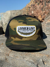 Load image into Gallery viewer, Leaf springs party trucker camo/black
