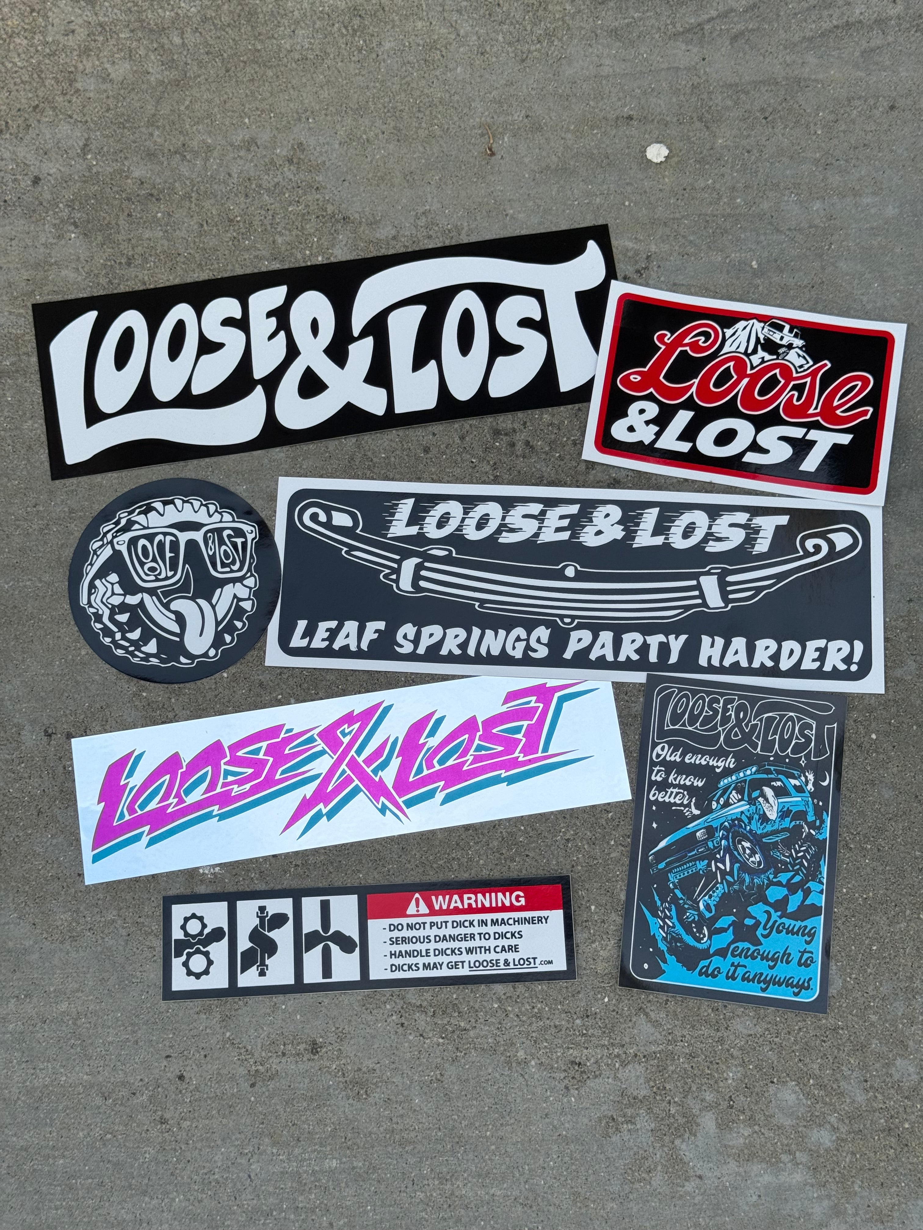 BIG sticker pack – Loose and Lost