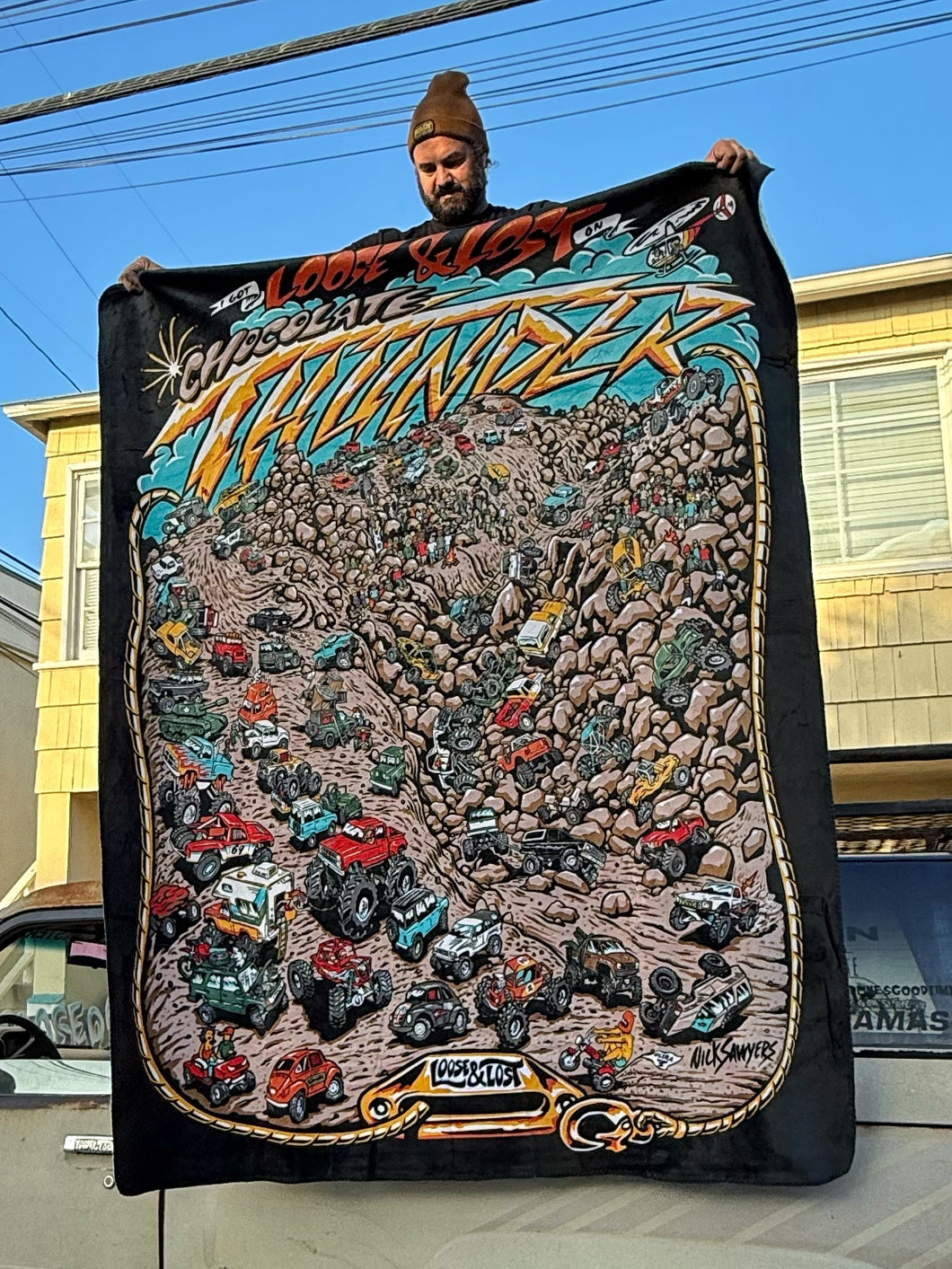 PRE-ORDER!!! Chocolate Thunder SHERPA BLANKET