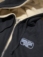 Load image into Gallery viewer, Young &amp; Dumb silver lined sherpa hoodie.
