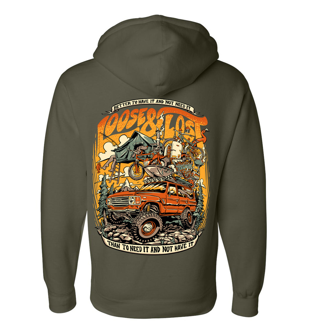 Landcruiser hoodie - Commando Green (X-MAS PRE-ORDER!!!)