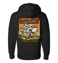 Load image into Gallery viewer, My life ruined my truck hoodie - black
