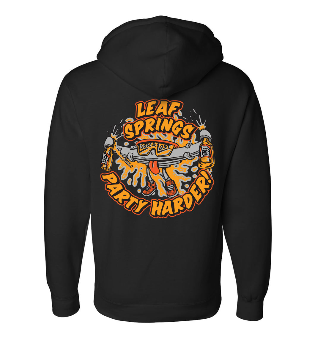 PRE-ORDER!!! Leaf springs hoodie - Black