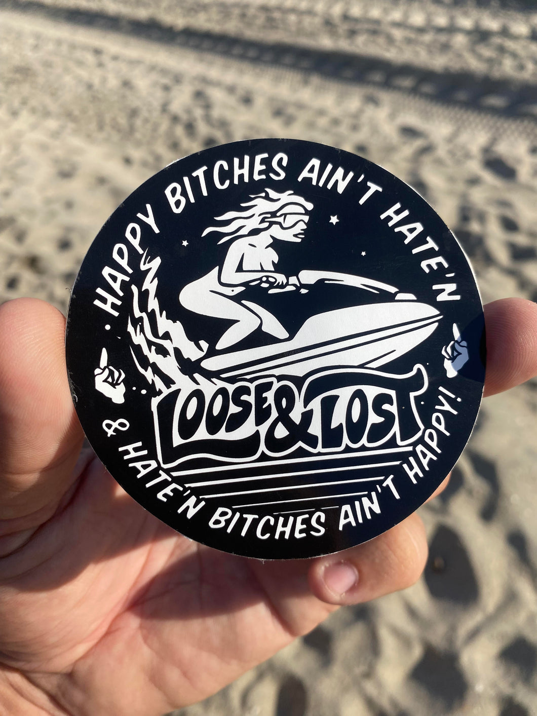 Jetski haters - STICKER