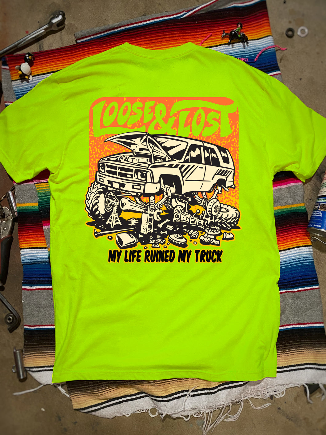 (PRE-ORDER!) My life ruined my truck - Safety Second yellow
