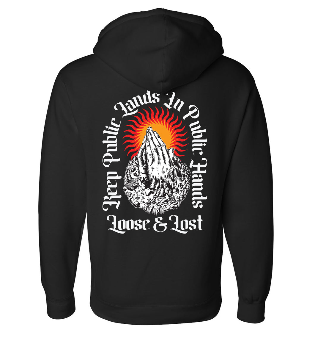 Public hands hoodie BLACK