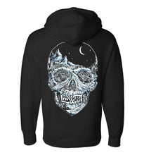 Load image into Gallery viewer, PRE-ORDER!!! Glow skull hoodie - Black
