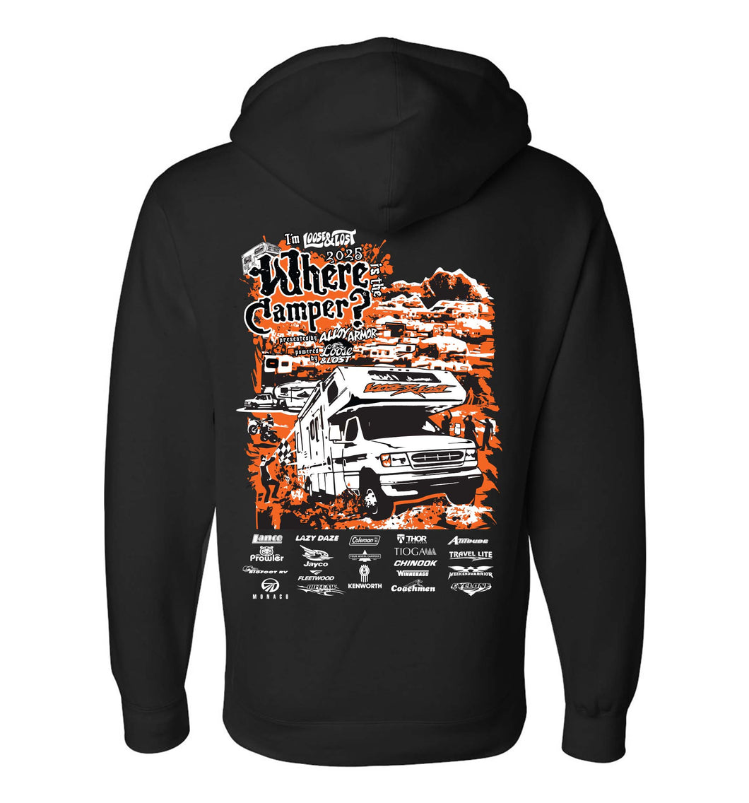 PRE-ORDER!!! Where's the camper?! Hoodie BLACK