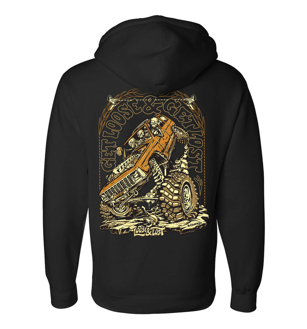PRE-ORDER!!! Jeep XJ V2 hoodie - Black