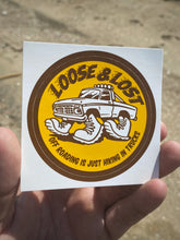 Load image into Gallery viewer, Hiking in trucks sticker
