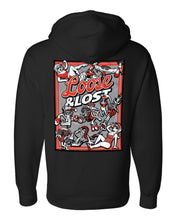 Load image into Gallery viewer, Loose &amp; Lost beer mirror hoodie BLACK
