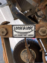 Load image into Gallery viewer, Leaf springs party harder sticker
